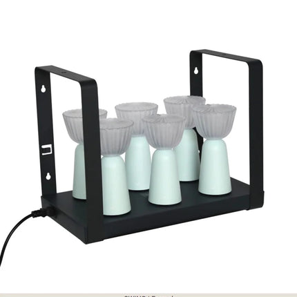 SWIING Lamps Set of 6 Rechargeable with Charging Tray - hospitality
