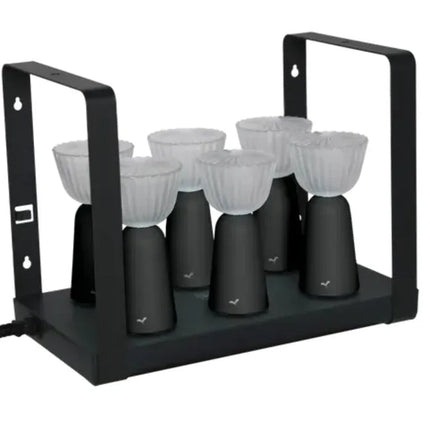 SWIING Lamps Set of 6 Rechargeable with Charging Tray - hospitality