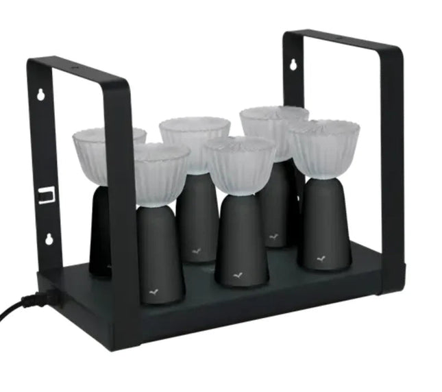 SWIING Lamps Set of 6 Rechargeable with Charging Tray - hospitality