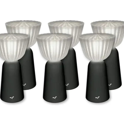 SWIING LampsSet of 6 Rechargeable H.20 cm - hospitality