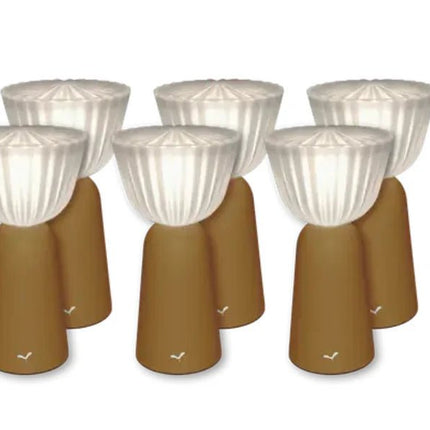 SWIING LampsSet of 6 Rechargeable H.20 cm - hospitality