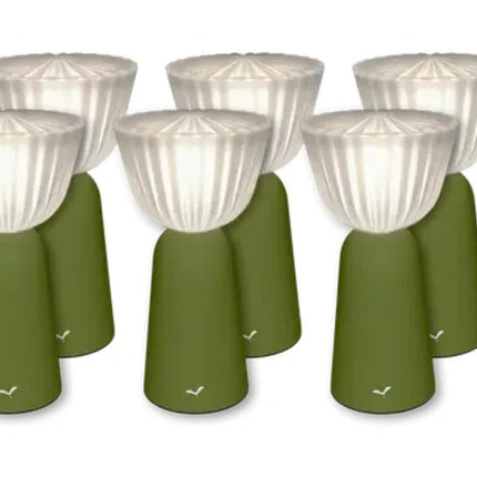 SWIING LampsSet of 6 Rechargeable H.20 cm - hospitality