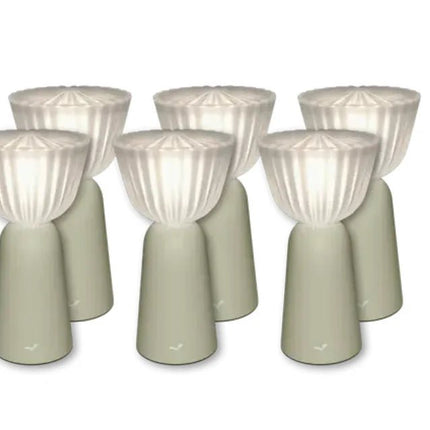 SWIING LampsSet of 6 Rechargeable H.20 cm - hospitality