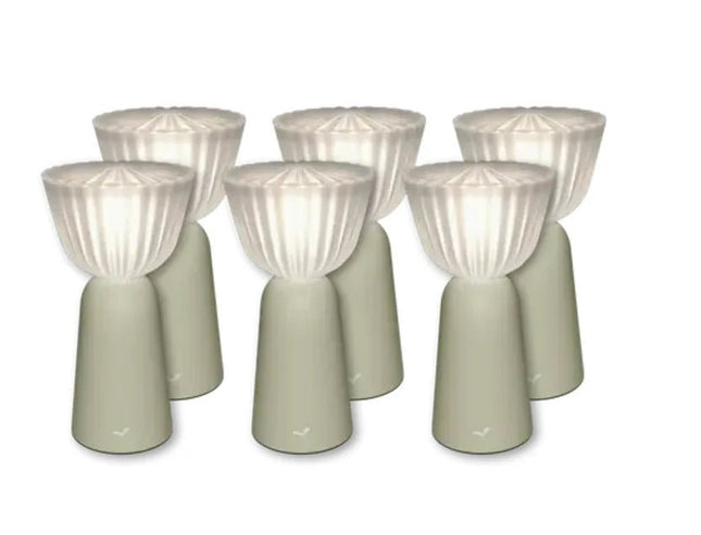SWIING LampsSet of 6 Rechargeable H.20 cm - hospitality