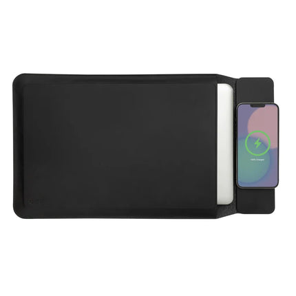 Swiss Peak 15W magnetic charging laptop sleeve 14-15,6" - hospitality