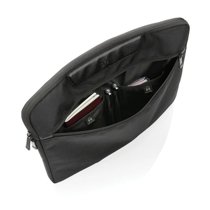 Swiss Peak AWARE™ RPET Voyager 15.6" laptop sleeve - hospitality