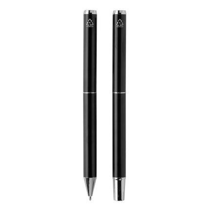 Swiss Peak Cedar RCS certified recycled aluminum pen set - hospitality