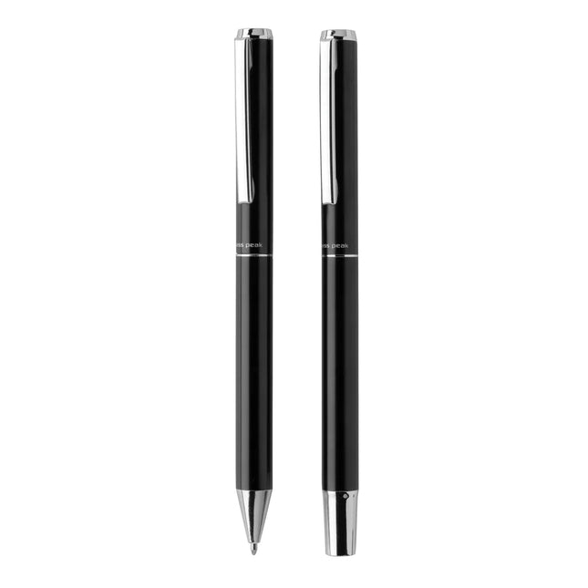 Swiss Peak Cedar RCS certified recycled aluminum pen set - hospitality