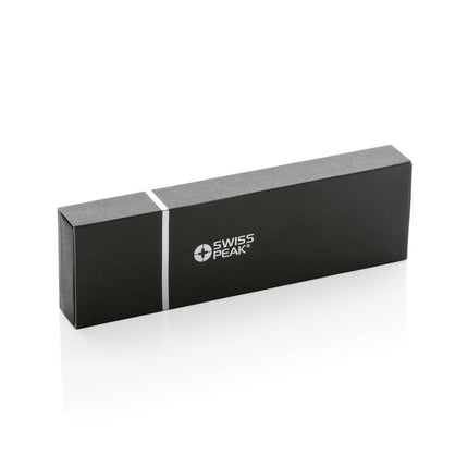Swiss Peak Cedar RCS certified recycled aluminum pen set - hospitality