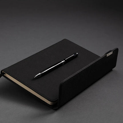 Swiss Peak deluxe A5 notebook and pen set - hospitality
