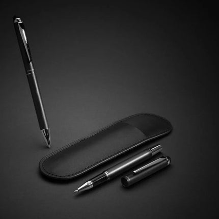 Swiss Peak deluxe pen set in PU pouch - hospitality