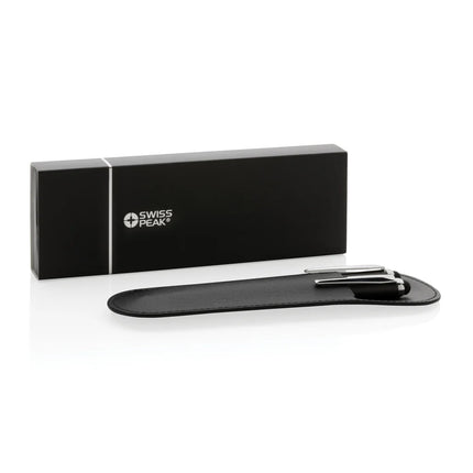 Swiss Peak deluxe pen set in PU pouch - hospitality