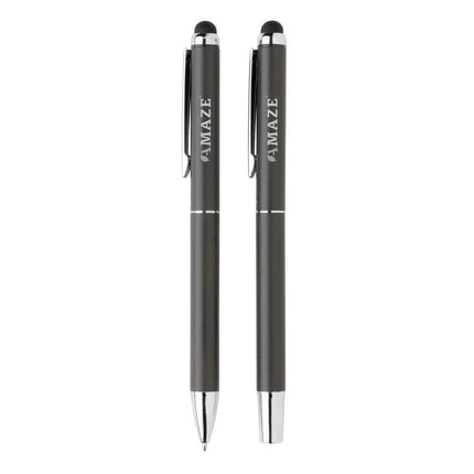 Swiss Peak deluxe pen set in PU pouch - hospitality
