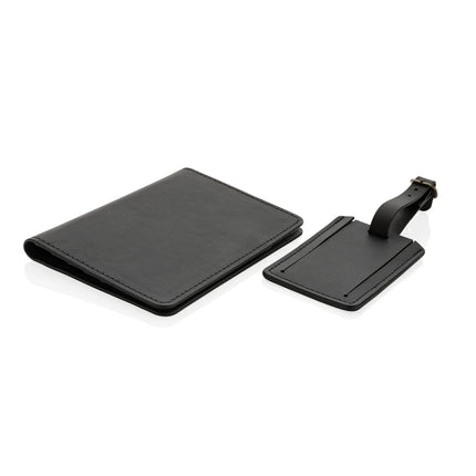 Swiss Peak GRS recycled PU travel gift set - hospitality