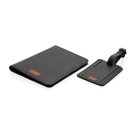 Swiss Peak GRS recycled PU travel gift set - hospitality