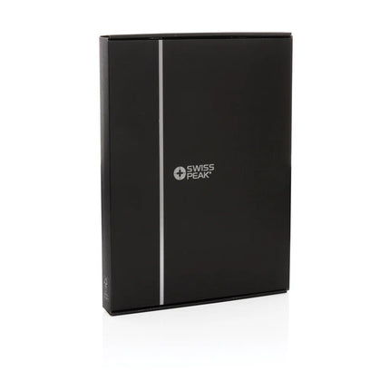 Swiss Peak Heritage RCS rPU A4 portfolio with zipper - hospitality