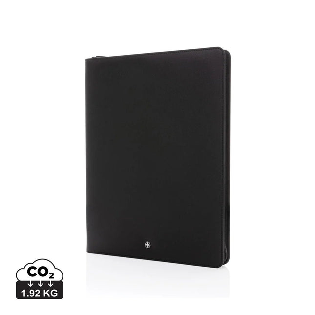 Swiss Peak Heritage RCS rPU A4 portfolio with zipper - hospitality