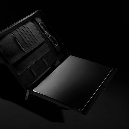 Swiss Peak Heritage RCS rPU A4 portfolio with zipper - hospitality