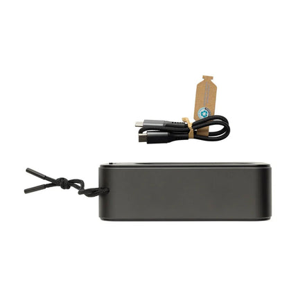 Swiss Peak RCS recycled aluminum 10W bass speaker - hospitality