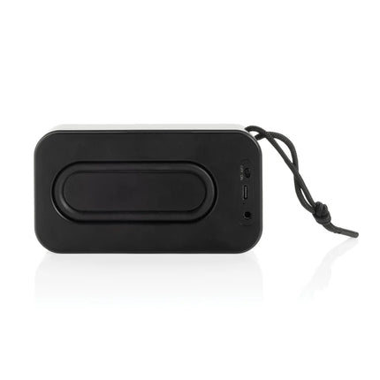 Swiss Peak RCS recycled aluminum 10W bass speaker - hospitality