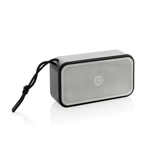 Swiss Peak RCS recycled aluminum 10W bass speaker - hospitality