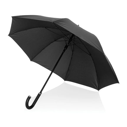 Swiss Peak Vero Aware™ RPET 25” umbrella w luxe handle - hospitality