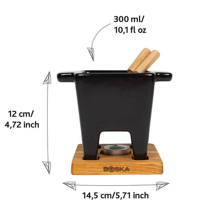 Tapas Fondue Nero - 300 ml - hospitality