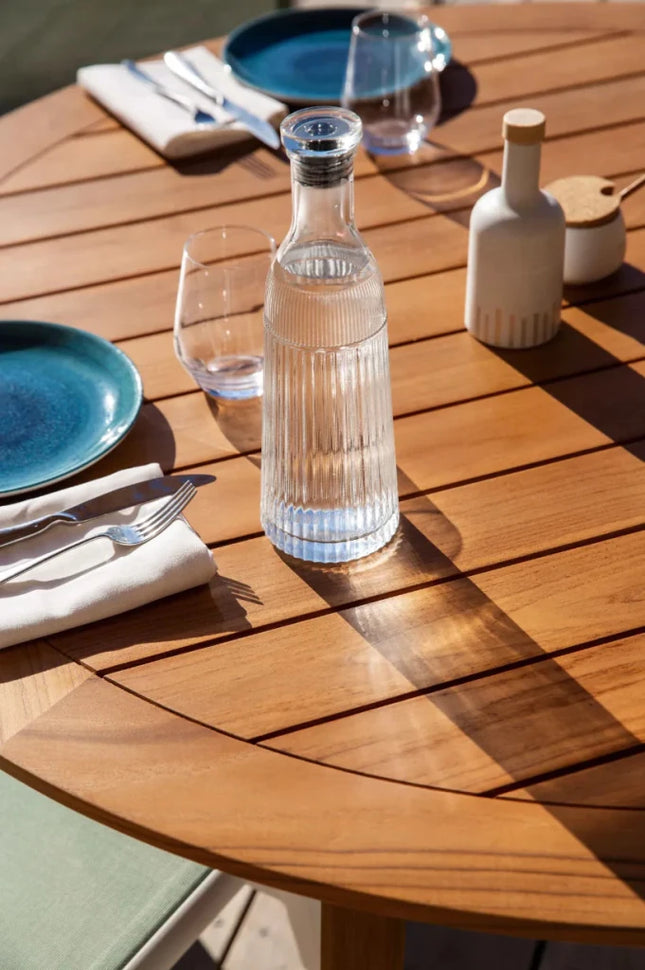 Teak Round Outdoor Table Ø120 - hospitality
