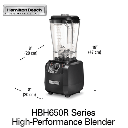 Tempest High-Performance Blender HBH650R-CE, 178X203X(H)457mm - hospitality