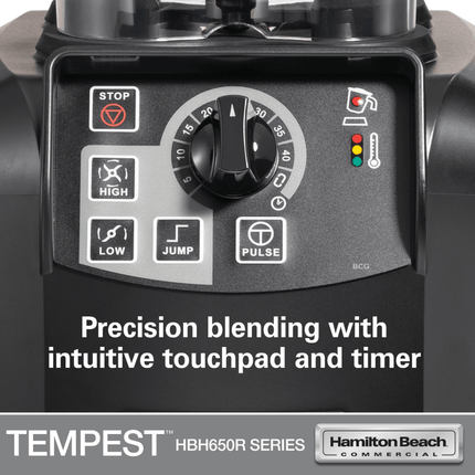 Tempest High-Performance Blender HBH650R-CE, 178X203X(H)457mm - hospitality
