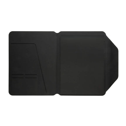 Teri AWARE™ RPET and walnut A4 portfolio - hospitality