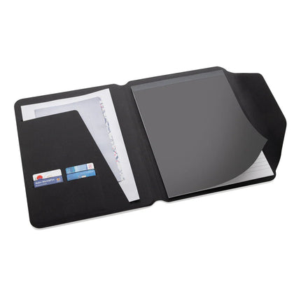 Teri AWARE™ RPET and walnut A4 portfolio - hospitality