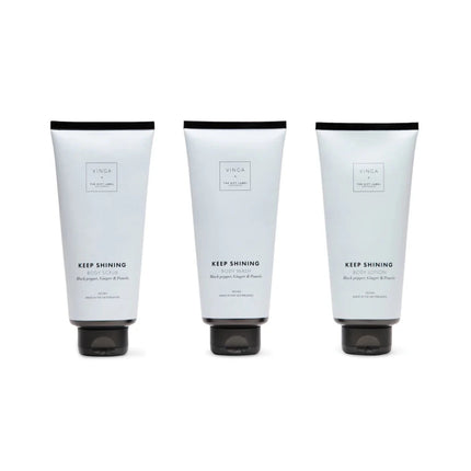 TGL Atelier Three Piece Body Care Gift Set With Handcrafted Formulations And Pepper Ginger Pomelo Scent - hospitality