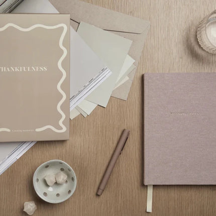 Thankfulness GRS Handbound Recycled Journal Collection - hospitality
