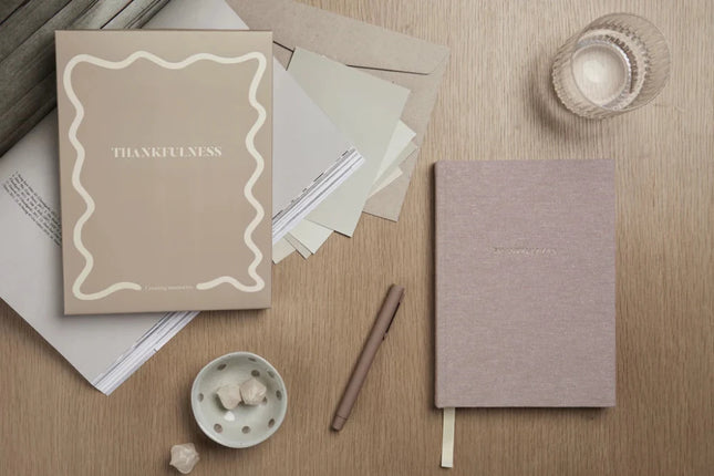 Thankfulness GRS Handbound Recycled Journal Collection - hospitality