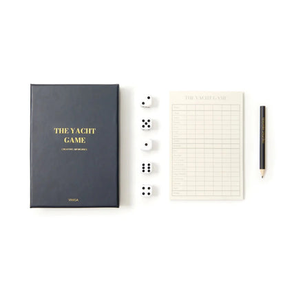 The Yacht Collection Luxury Coffee Table Dice Game In Walnut Box With Gilded Embellishments - hospitality