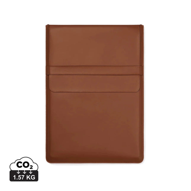 Timo Collection Luxury Laptop Sleeve In Premium PU And RPET 16 Inch With Elegant Stitching - hospitality