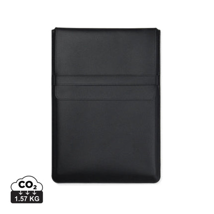 Timo Collection Luxury Laptop Sleeve In Premium PU And RPET 16 Inch With Elegant Stitching - hospitality