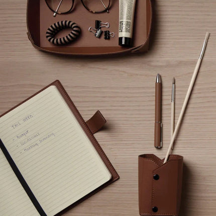 Timo Collection PU RPET Notebook With Exquisite Stitching - hospitality