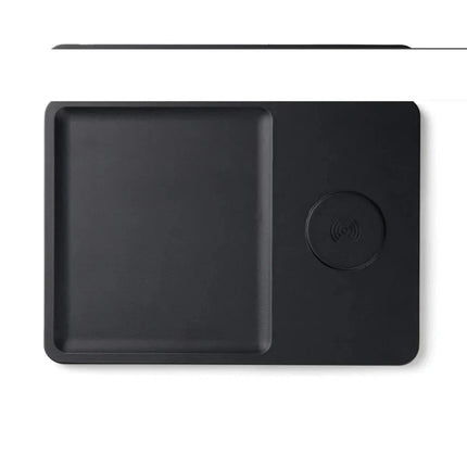 Timo RCS Desk Tray And Wireless Charger In Premium Brass – part of the Home Office kit