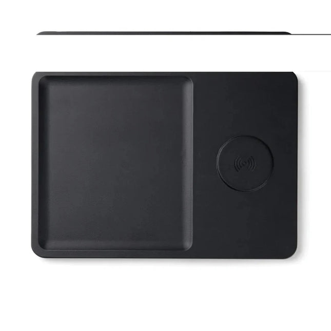 Timo RCS Desk Tray And Wireless Charger In Premium Brass – part of the Home Office kit