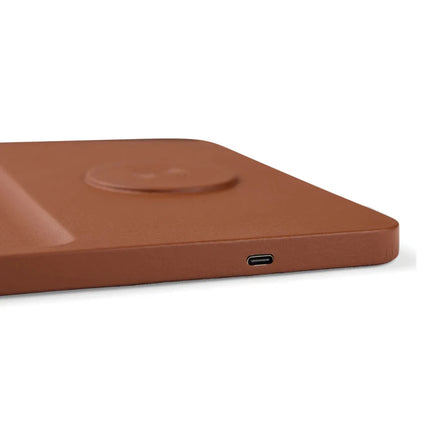 Timo RCS Desk Tray And Wireless Charger In Premium Brass - hospitality