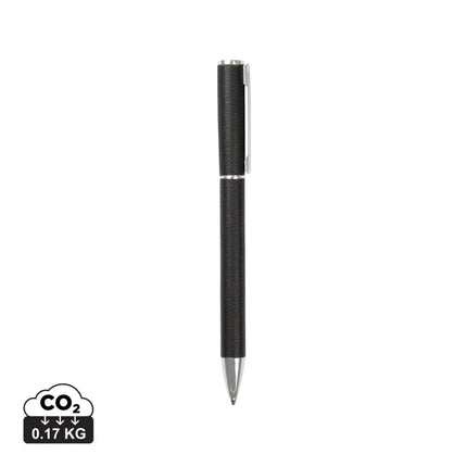 Timo RCS Recycled Aluminium Pen From The Timo Collection Brass Accents Twist Action Mechanism – part of the Home Office kit