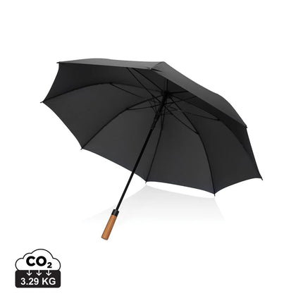 Tony Aware™ 30 inch acacia auto open umbrella - hospitality