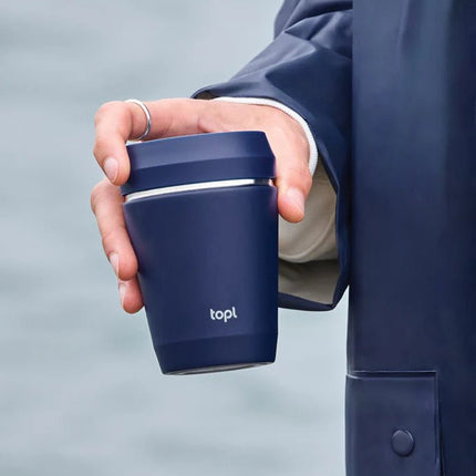 Top Recycled Steel To Go Tumbler Patented 360 Lid 235ml - hospitality