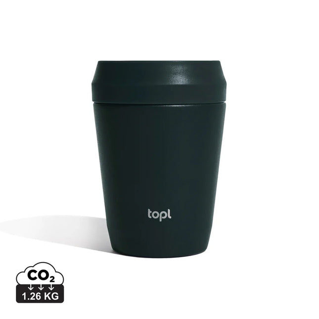 Top Recycled Steel To Go Tumbler Patented 360 Lid 235ml - hospitality