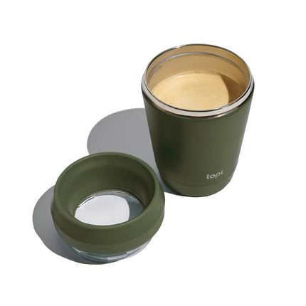 Top Recycled Steel To Go Tumbler Patented 360 Lid 235ml - hospitality