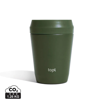 Top Recycled Steel To Go Tumbler Patented 360 Lid 235ml - hospitality