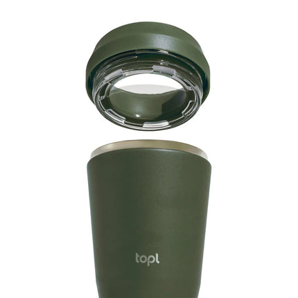 Top Recycled Steel To Go Tumbler Patented 360 Lid 354ml - hospitality