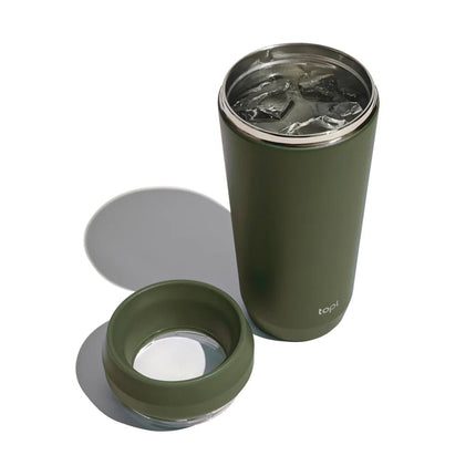Top Recycled Steel To Go Tumbler Patented 360 Lid 354ml - hospitality